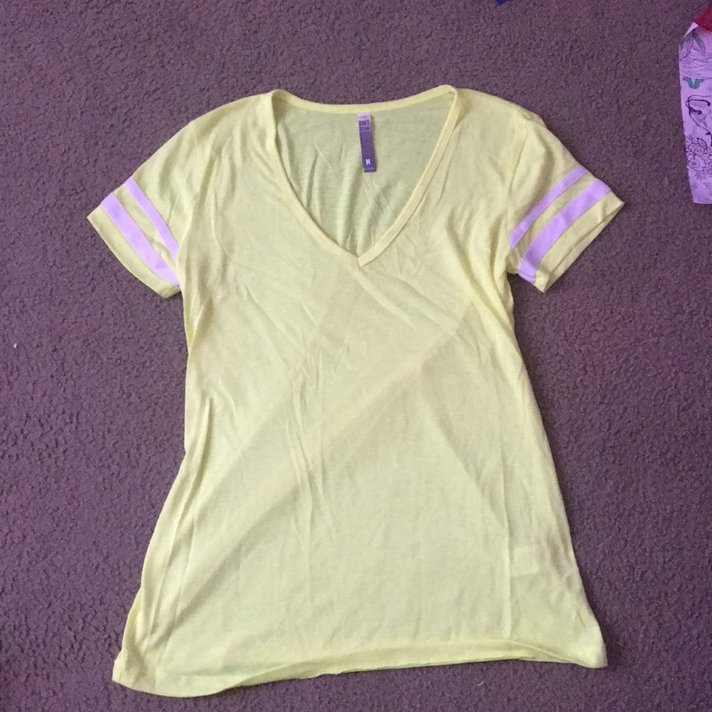 Fluorescent yellow T-shirt